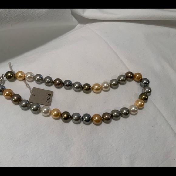 COPY - 18” string. Approx 1/2 “ fresh water multi colored pearls. Beautiful lus… - Picture 2 of 7